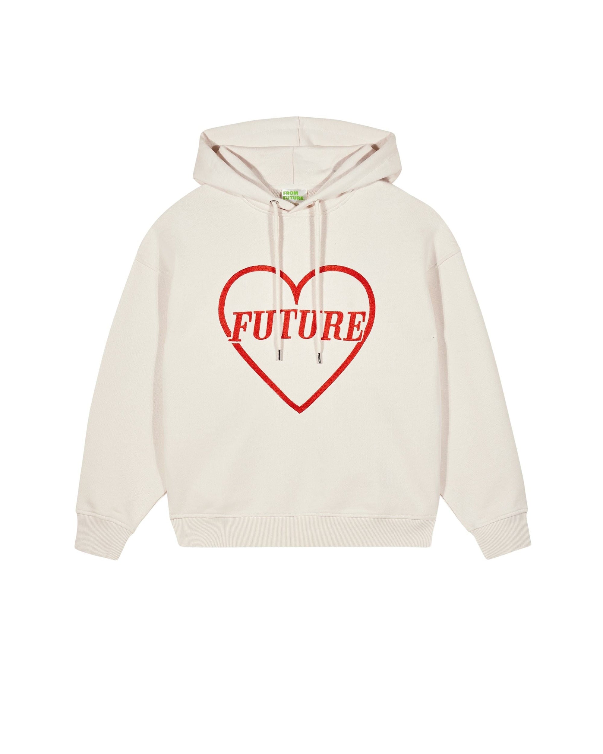 Hoodie Maxi Coeur - Sable