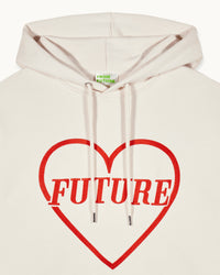 Hoodie Maxi Coeur - Sable