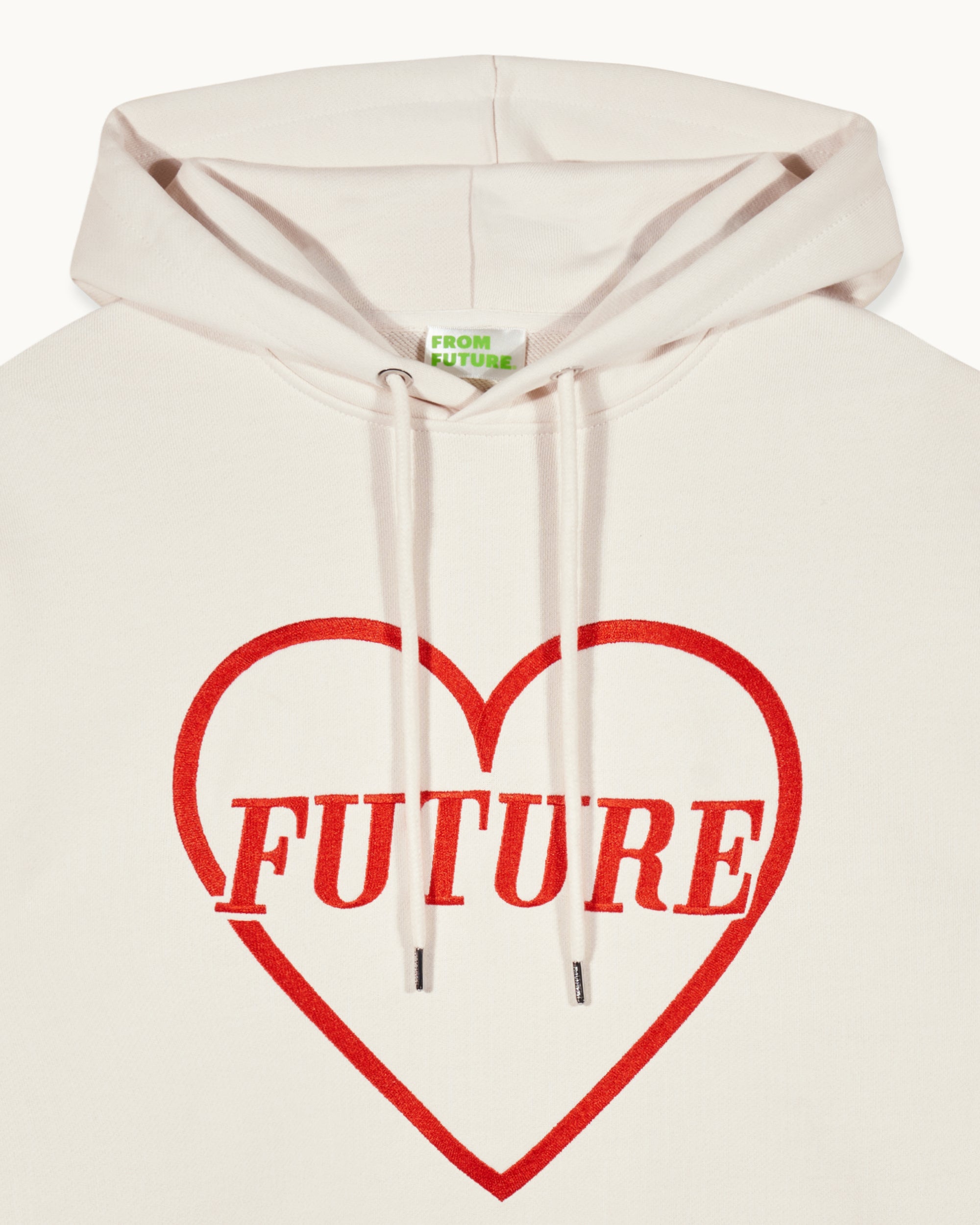 Hoodie Maxi Coeur - Sable