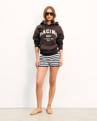 CHOCOLAT / NEW / QTY : 98 / Sweatshirt Hoodie Racing - Chocolat