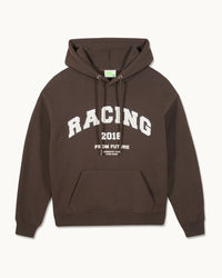 CHOCOLAT / NEW / QTY : 98 / Sweatshirt Hoodie Racing - Chocolat