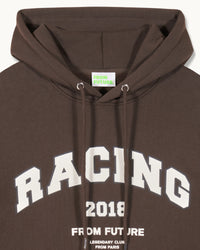Hoodie Racing - Chocolat