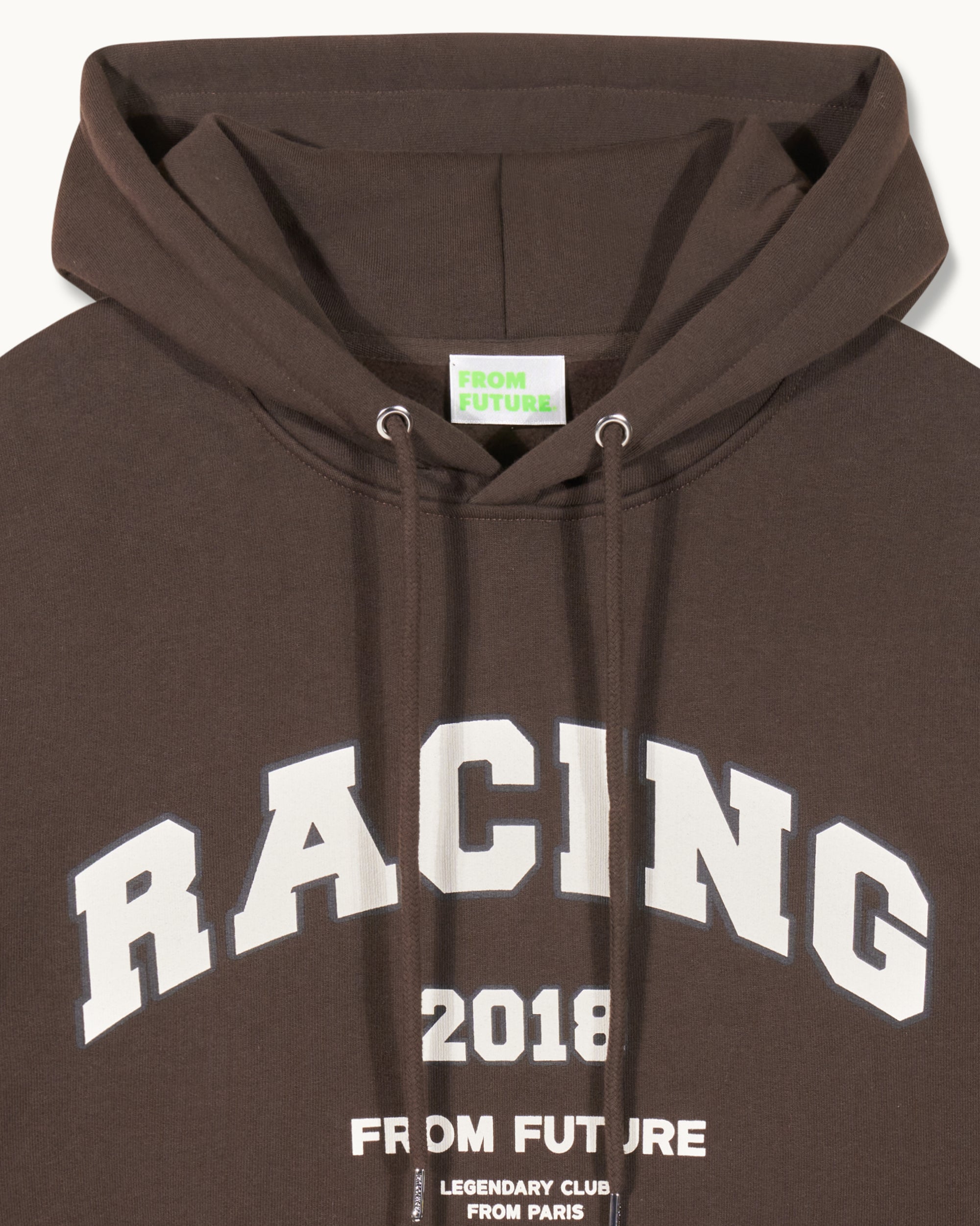 CHOCOLAT / NEW / QTY : 98 / Sweatshirt Hoodie Racing - Chocolat