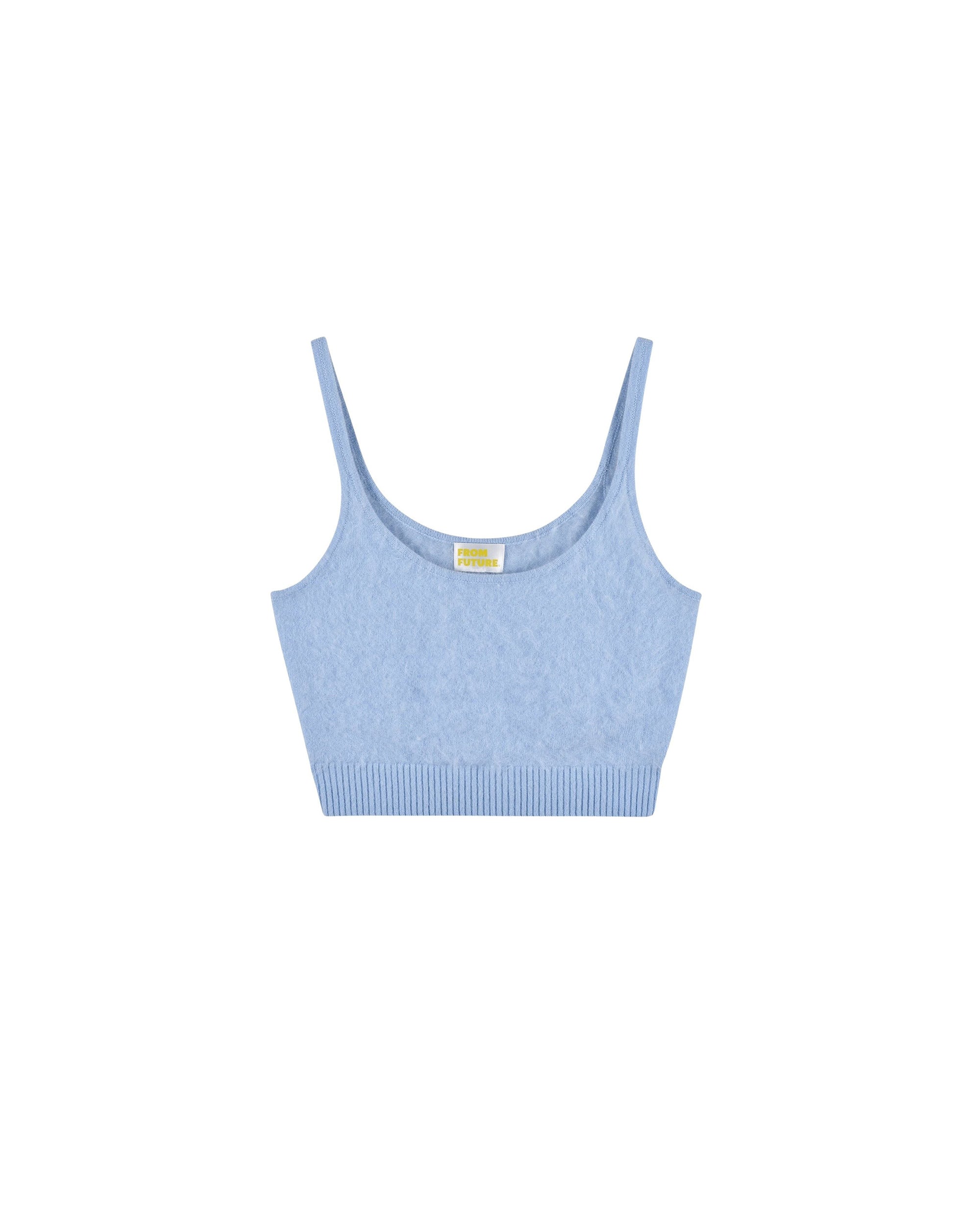 Brassière en cachemire brossé - Baby Blue