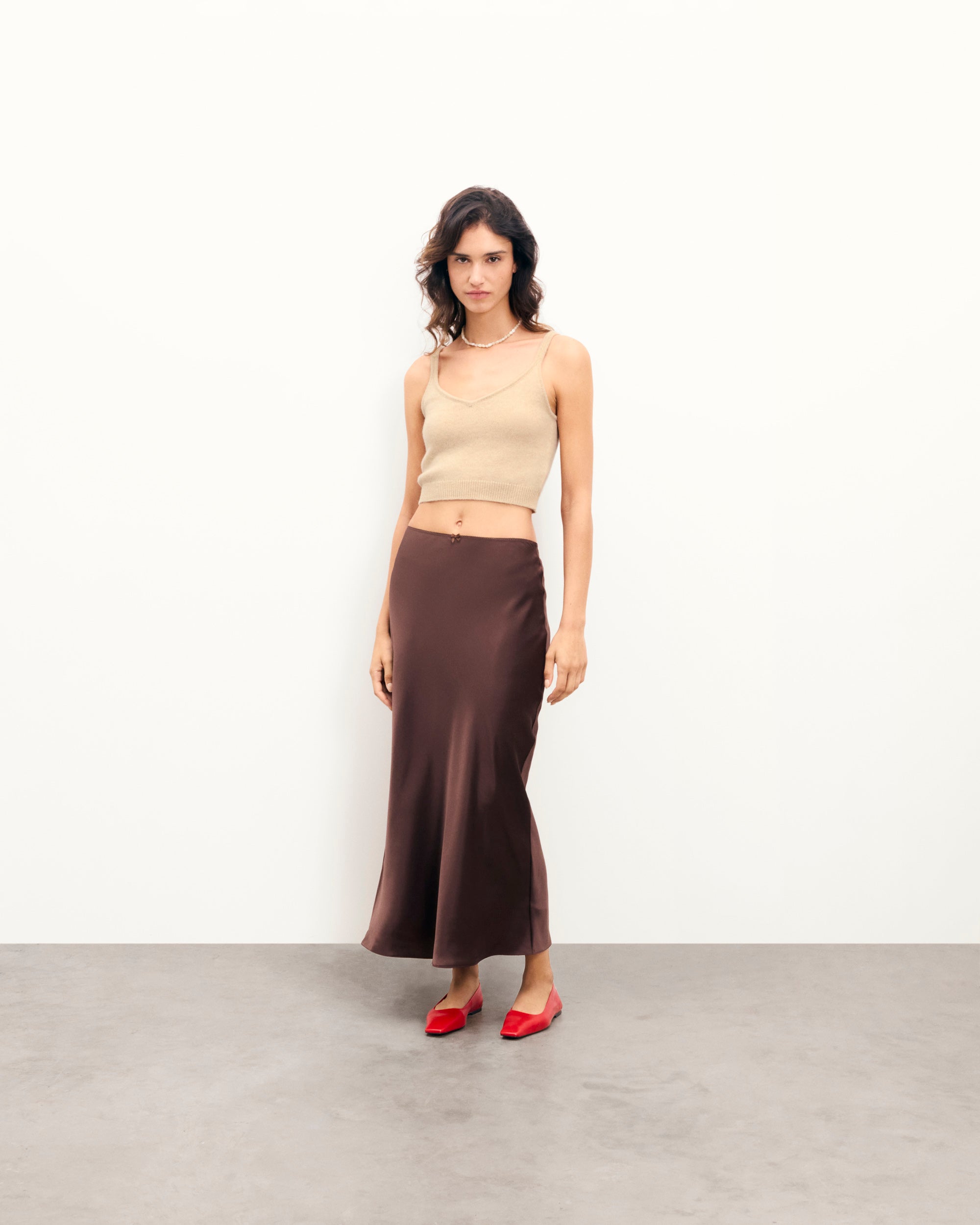 BEIGE CHINÉ / NEW / QTY : 41 / Top Brassière - Beige Chiné