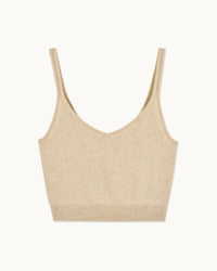 BEIGE CHINÉ / NEW / QTY : 41 / Top Brassière - Beige Chiné