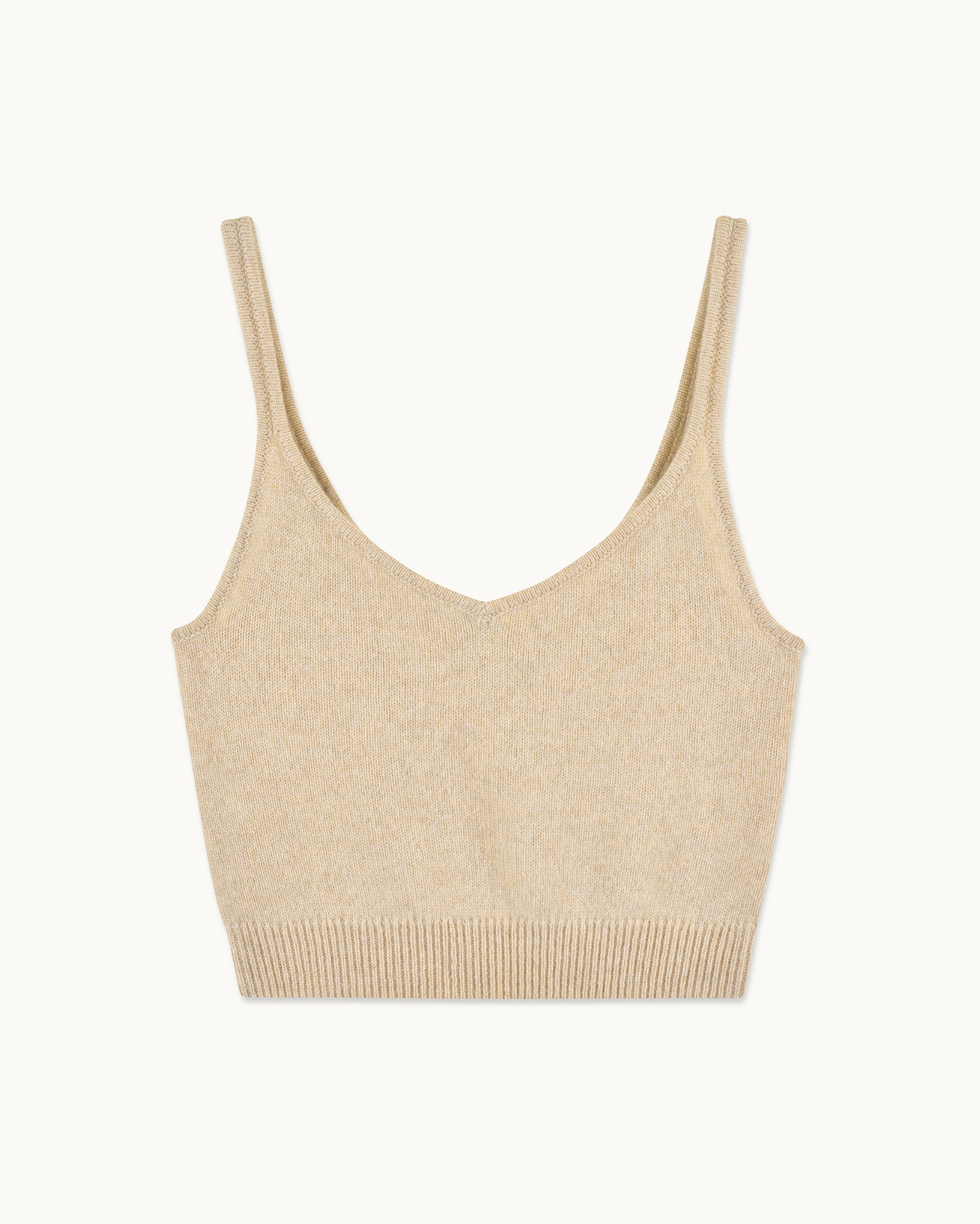 BEIGE CHINÉ / NEW / QTY : 41 / Top Brassière - Beige Chiné