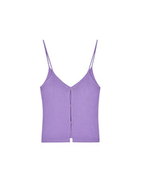 Top à bretelles en laine - Spicy Lilac