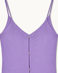 Top à bretelles en laine - Spicy Lilac