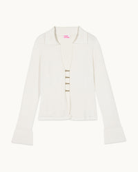 ECRU / NEW / QTY : 39 / Top Manches Longues - Ecru