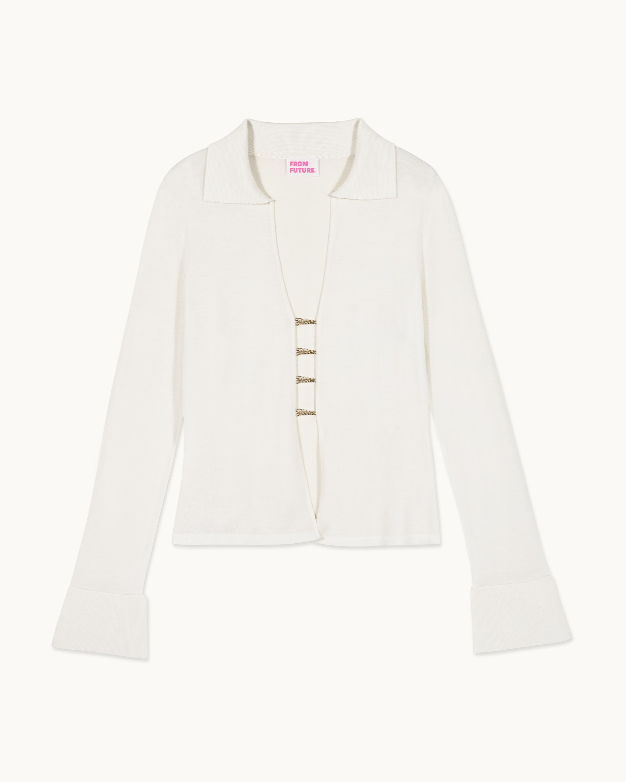 ECRU / NEW / QTY : 39 / Top Manches Longues - Ecru