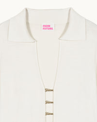 ECRU / NEW / QTY : 39 / Top Manches Longues - Ecru