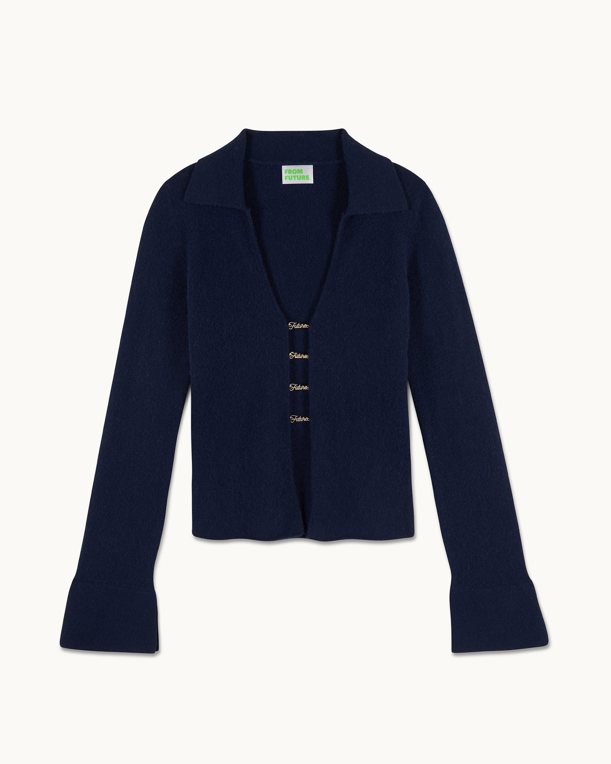 NAVY / NEW / QTY : 54 / Pull Col Polo Bijoux Future - Navy