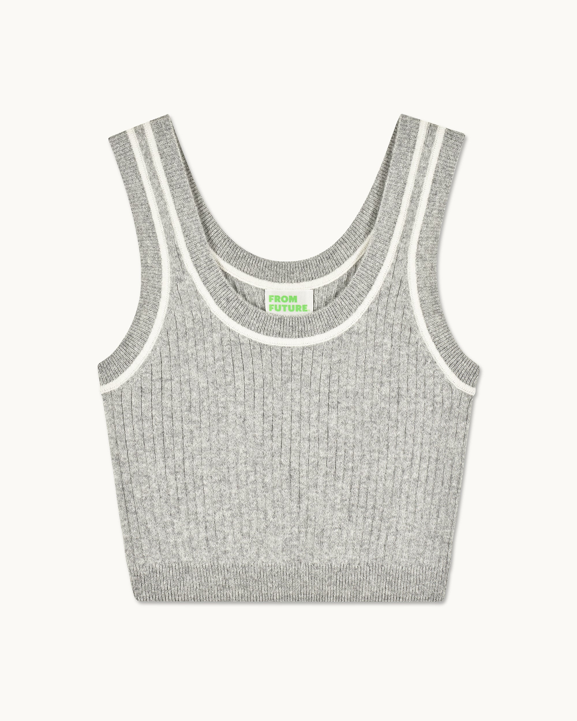 GRIS CHINE FONCE / NEW / QTY : 121 / Top Brassière à Bandes - Gris Chine Fonce