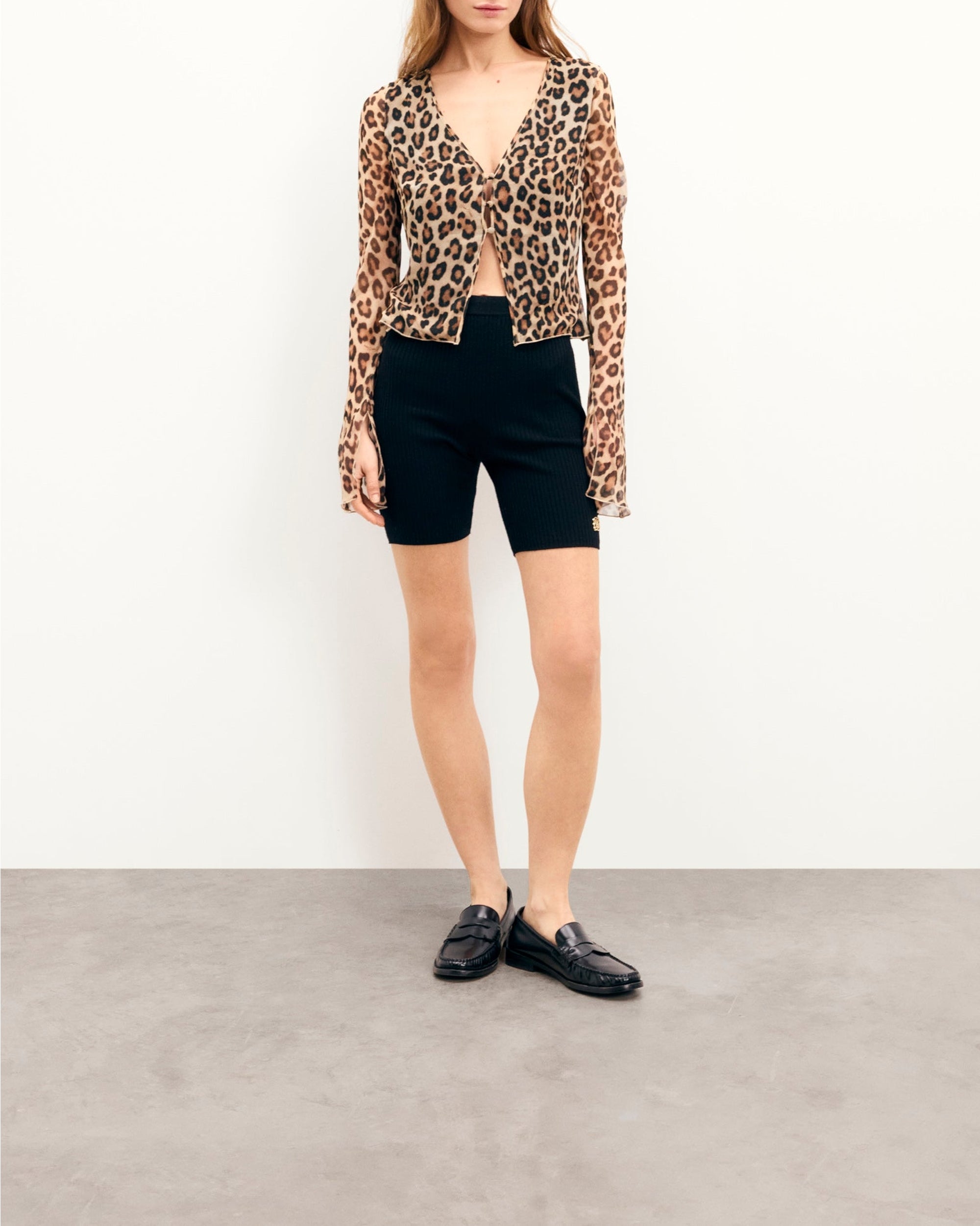 Top à manches longues Cameron - Leopard