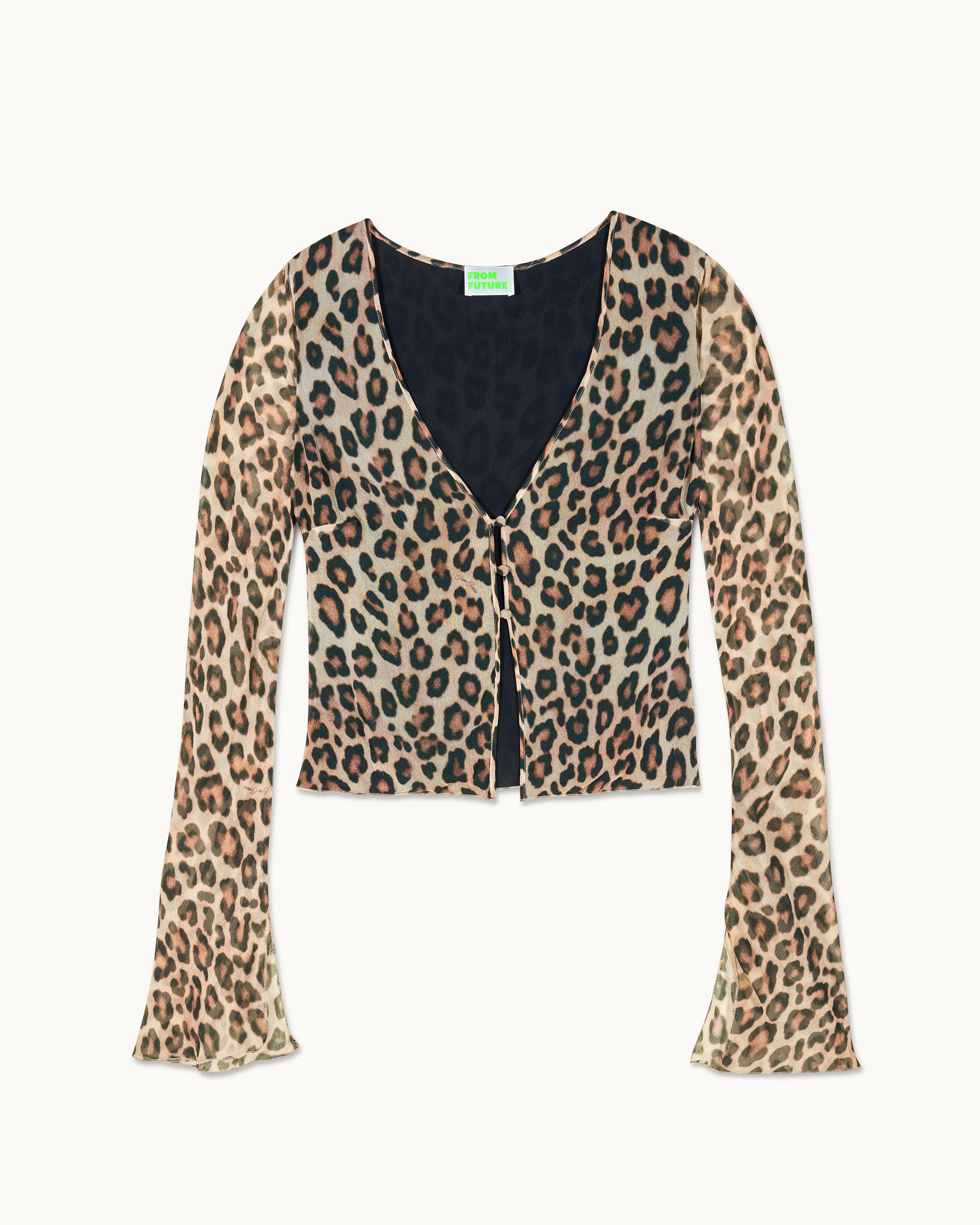 LEOPARD / NEW / QTY : 71 / Top Manches Longues Cameron - Leopard
