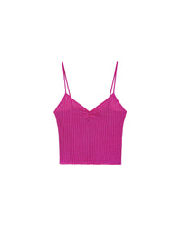 Top à bretelles - Shiny Pink