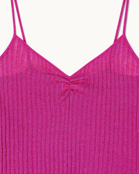 Top à bretelles - Shiny Pink