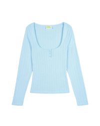 Top à manches longues - Baby Blue