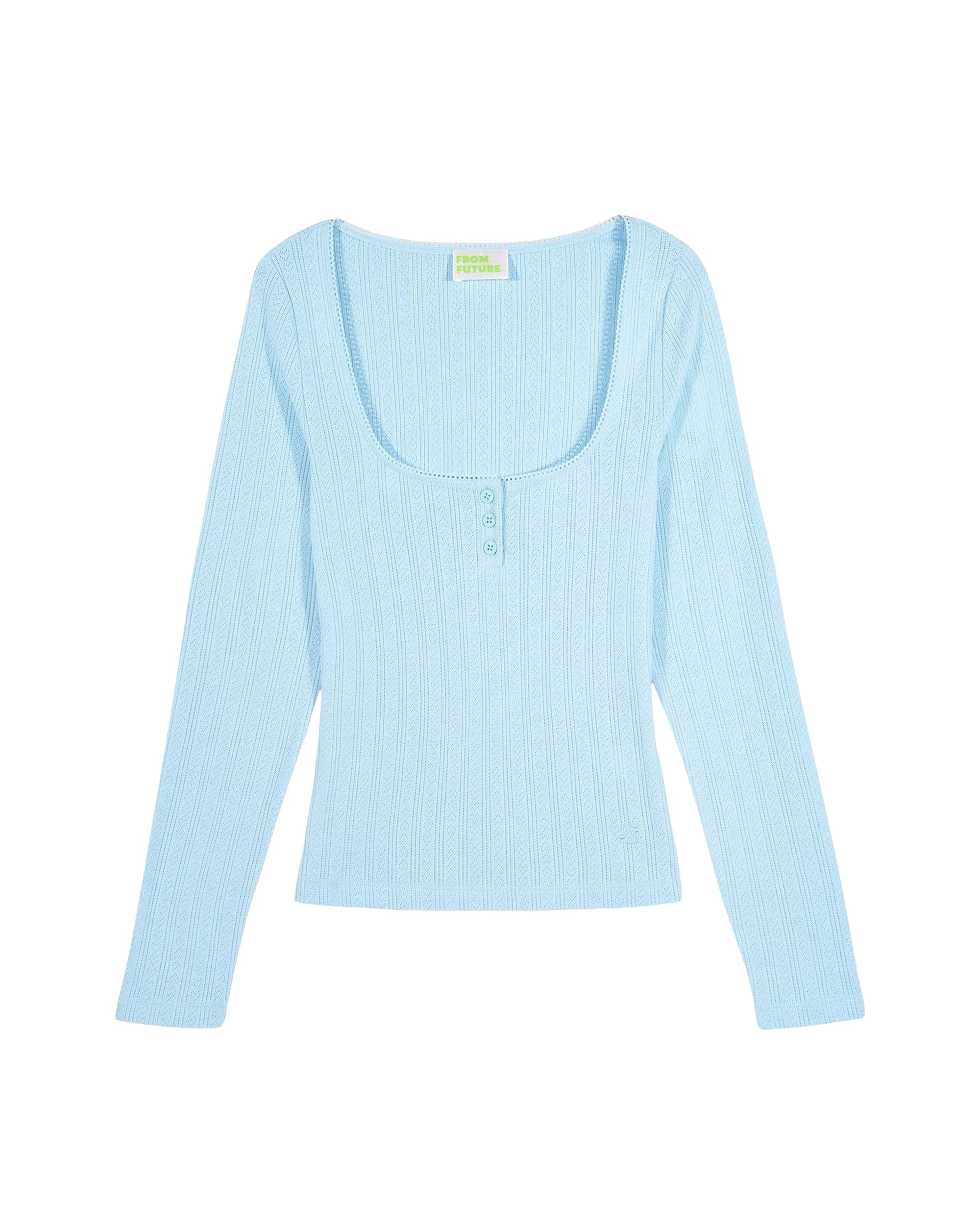Top à manches longues - Baby Blue