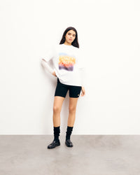 BLANC / NEW / QTY : 128 / T-shirt Col Rond Manches Courtes - Blanc
