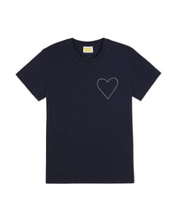 T-shirt à col rond - Navy