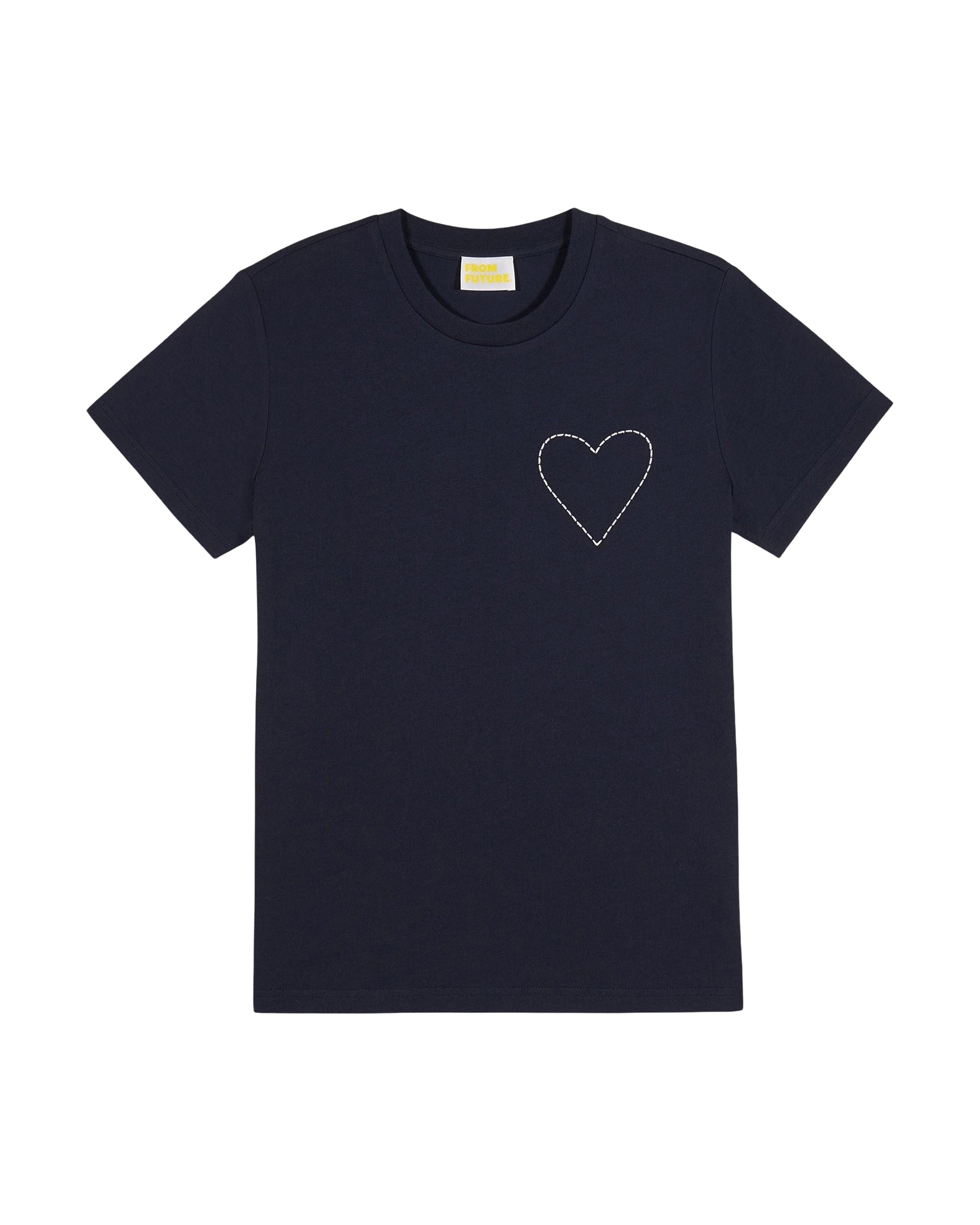T-shirt à col rond - Navy