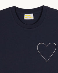 T-shirt à col rond - Navy