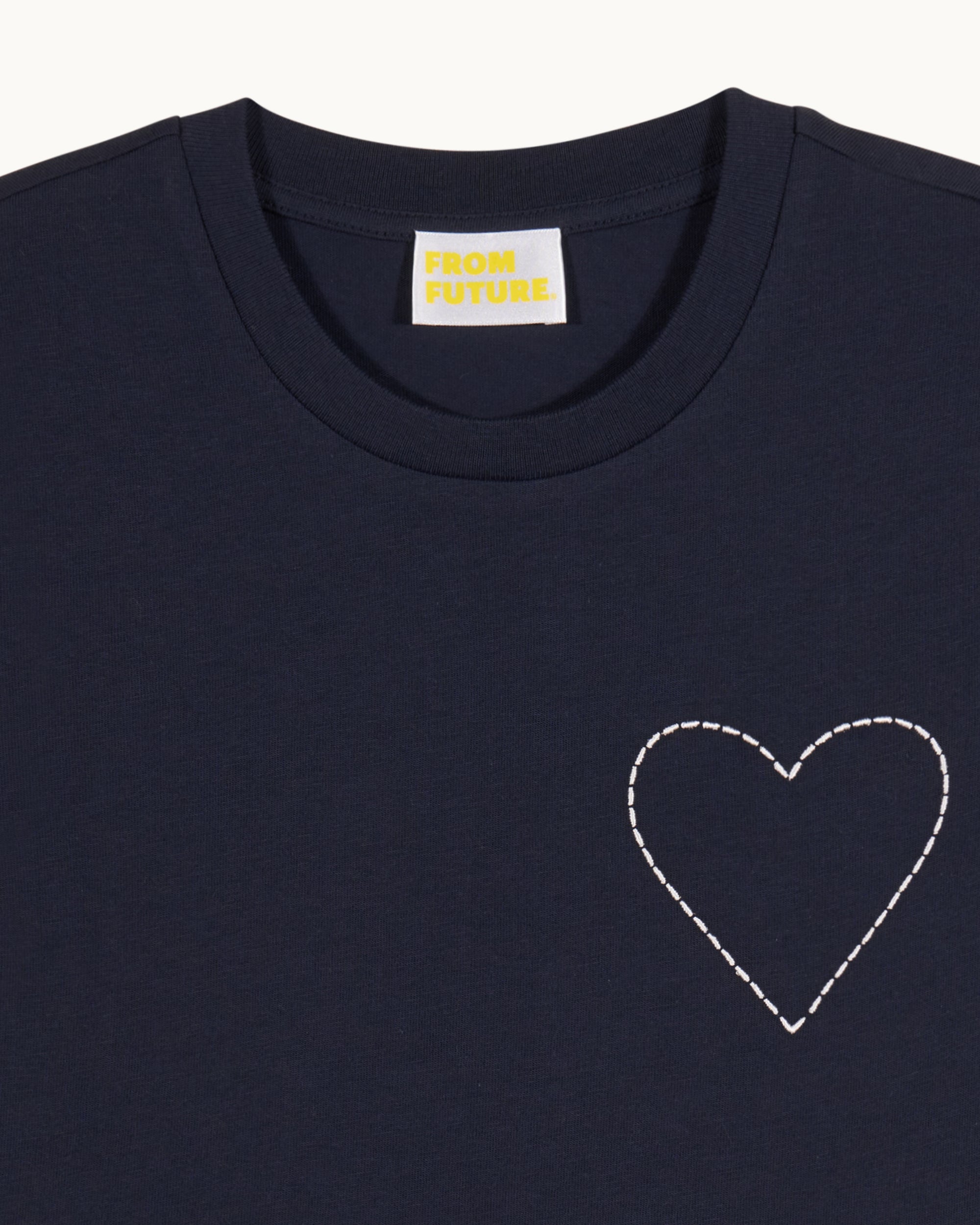 T-shirt à col rond - Navy