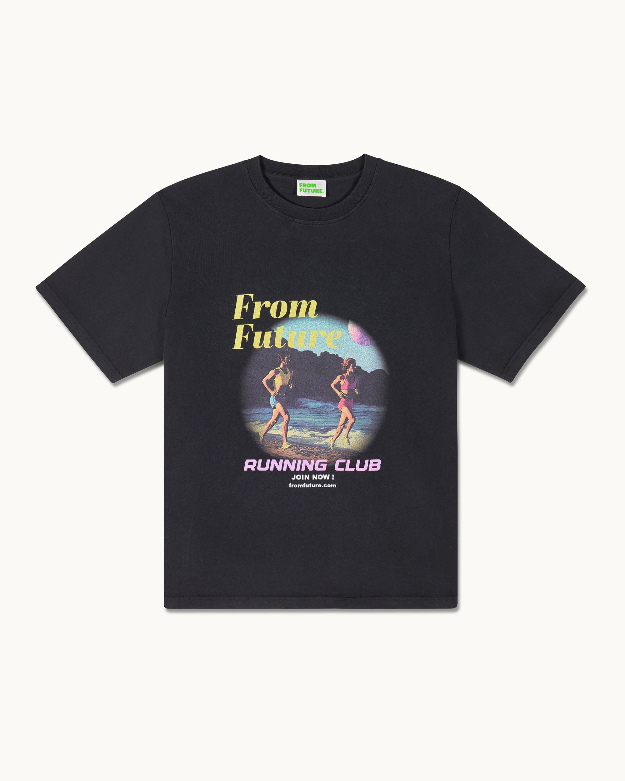 WASHED BLACK / NEW / QTY : 90 / T-shirt Col Rond Manches Courtes - Washed Black