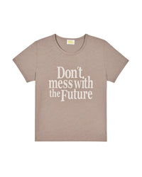T-shirt à col rond - Washed Tropical Taupe