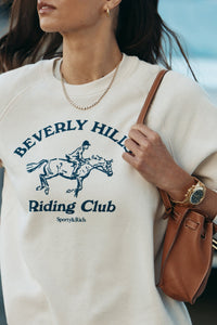 Sweatshirt BH Riding Club imprimé - Cream