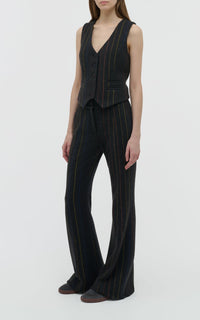 Charcoal Multi / Pantalon Rhein en laine - Charcoal Multi