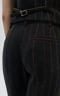 Charcoal Multi / Pantalon Rhein en laine - Charcoal Multi