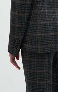 Charcoal Multi / Veste blazer Leiva en laine - Charcoal Multi