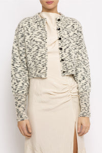Gilet Bobby en laine - Ivoire