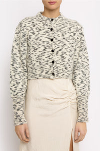Gilet Bobby en laine - Ivoire