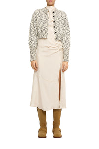 Gilet Bobby en laine - Ivoire