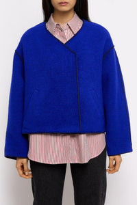 Lottie wool jacket - Blue