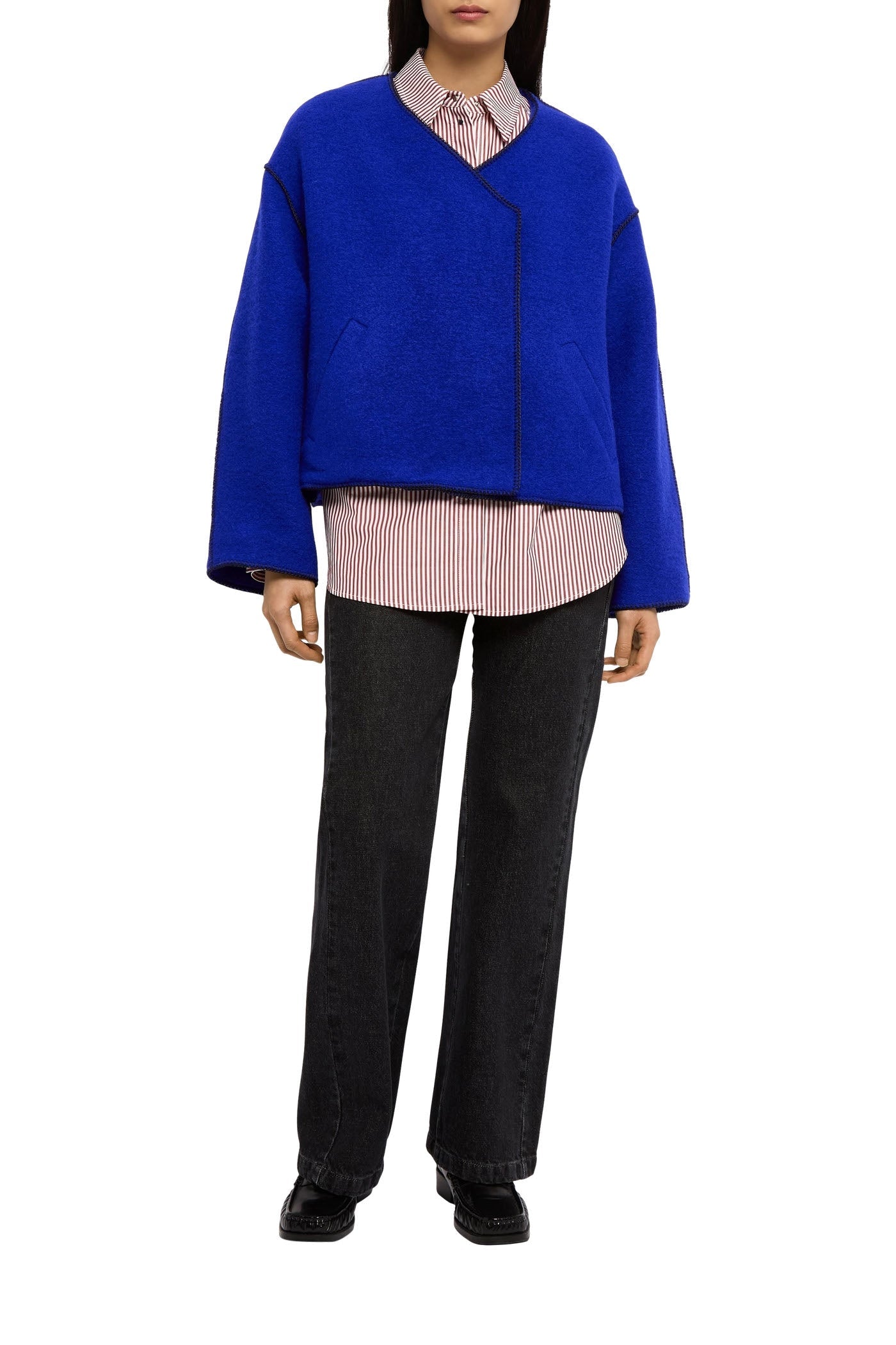 Lottie wool jacket - Mist