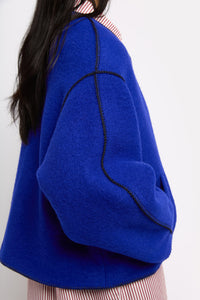 Lottie wool jacket - Blue