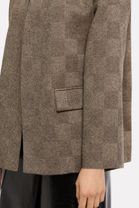 Veste Aldo en laine - Chocolat