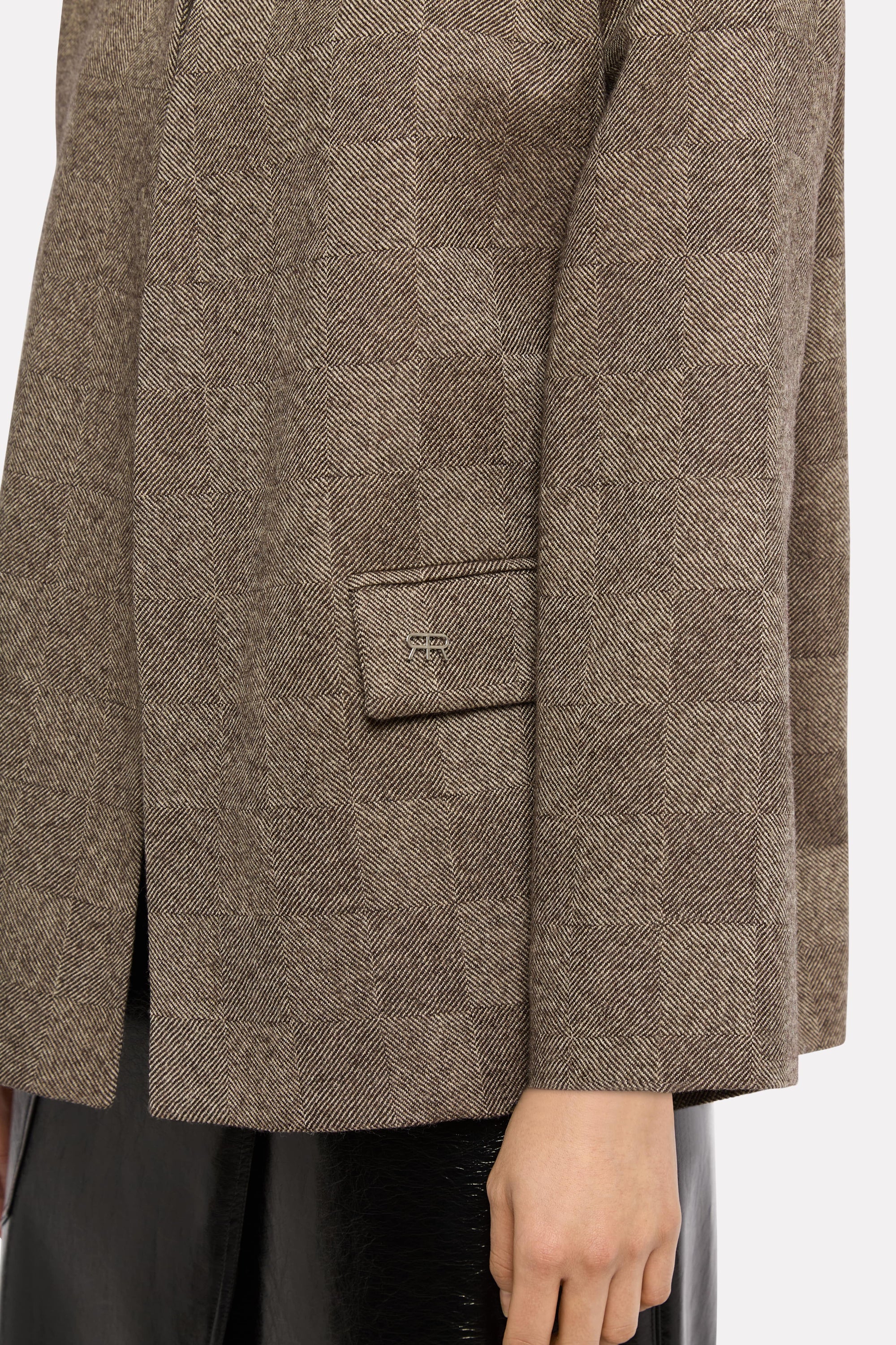 Veste Aldo en laine - Chocolat