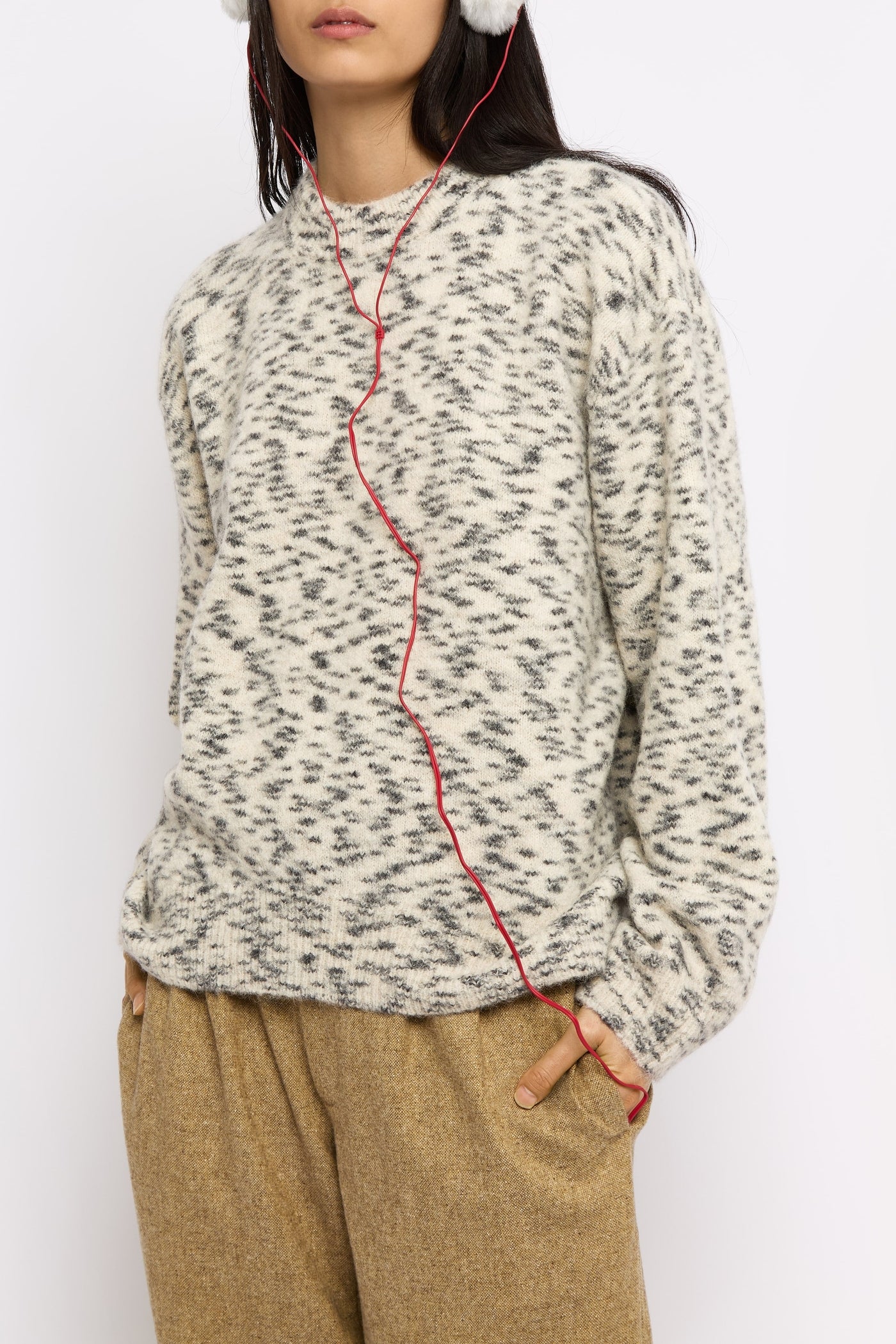 Pull Woody en laine - Ivoire