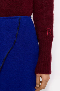 Pull Bell en laine - Bordeaux
