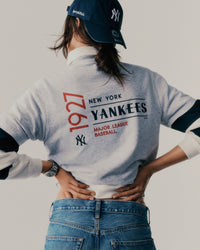 Casquette Yankees Serif - Bleu marine/Blanc
