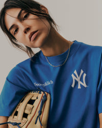 Slugger T-Shirt - Team Blue & White