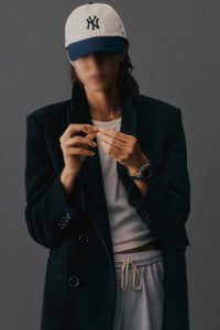 Casquette Yankees Serif en tissu - White & Dark Navy