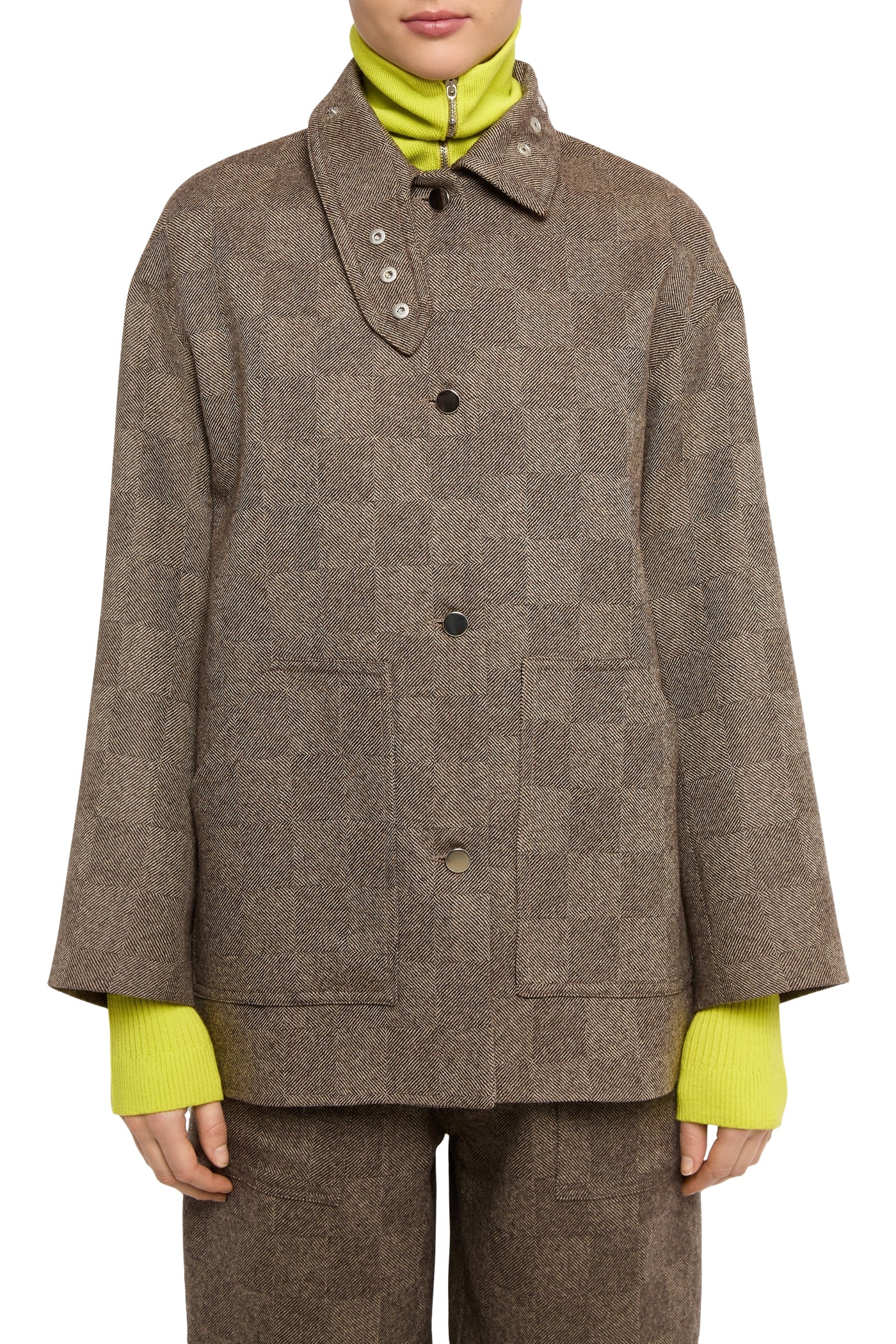 Veste Carlos en laine - Chocolat