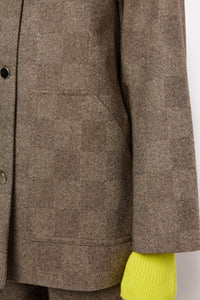Veste Carlos en laine - Chocolat